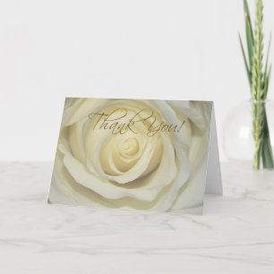 Cartões Rosa Creme Obrigado