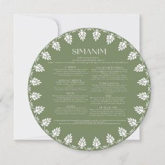 Cartões Rosh Hashana Simanim