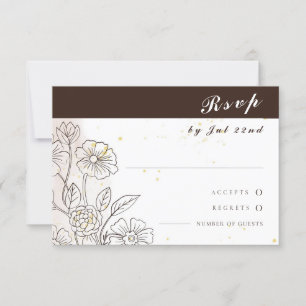 Cartões RSVP de Casamento de Amor