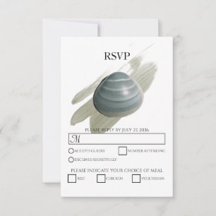 Cartões RSVP de Casamento de Casamento de Ciclage