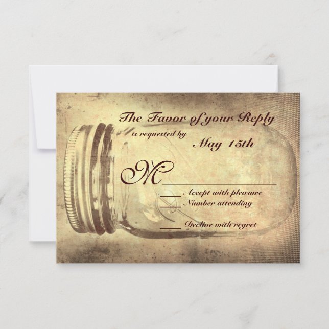 Cartões RSVP de Casamento de Casamento Russo do Pa (Frente)