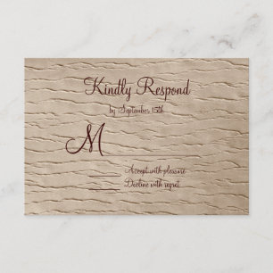 Cartões RSVP de Casamento de País Russo