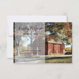 Cartões RSVP de Casamento do País de Árvores