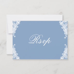 Cartões RSVP De Casamento Romântico E Casamento Az