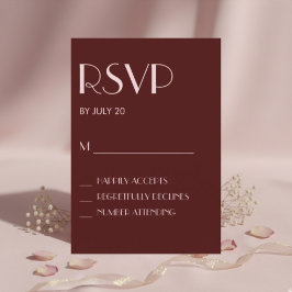 Cartões Rsvp de casamento rosa-claro