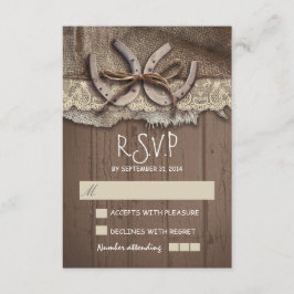 Cartões RSVP de Casamento Russo