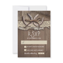 Cartões RSVP de Casamento Russo
