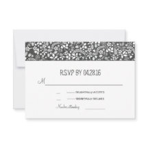 Cartões RSVP de Casamento Russo Floral