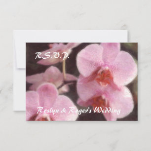 Cartões RSVP de Orquídeas Tropicais do Havaí