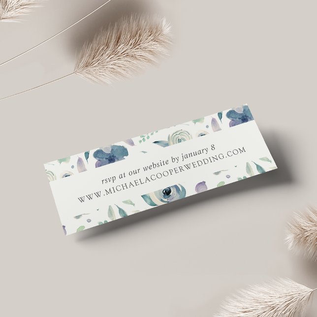 Cartões RSVP do Site de Casamento de Montanha (Criador carregado)