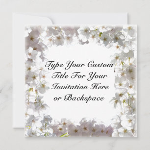 Cartões RSVP Personalizados para Convites de Flor 