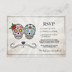 Cartões Russos de Açúcar de Casamento RSVP