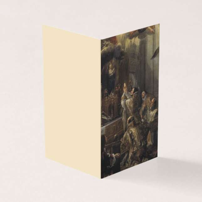 Cartões Sagrados de Oração à Massa Católica (Exterior)