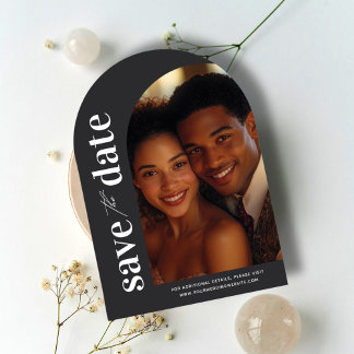 Cartões salve a data de Fotografia de Arch Moderno