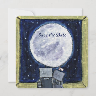 Cartões salve a data De Lua De Amor