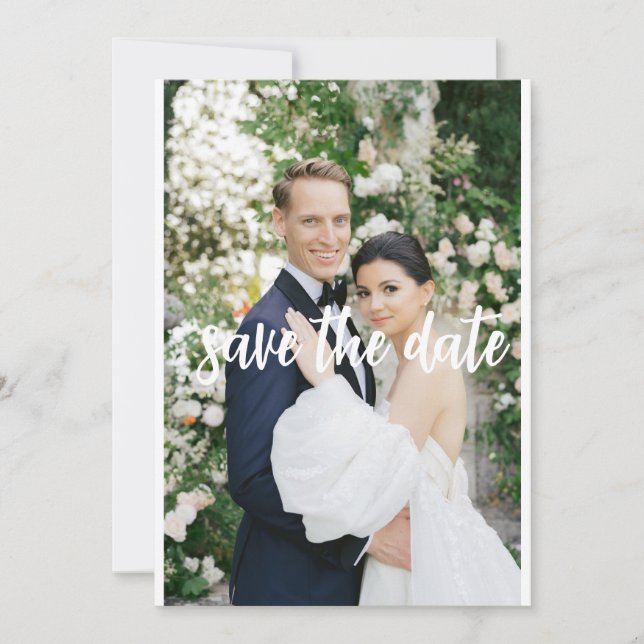 Cartões salve a data no Mínimo para o Dia de Celeb (Frente)