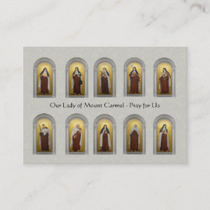 Cartões santamente dos padres carmelitas católic