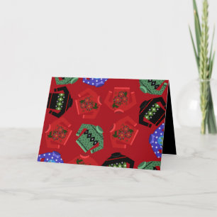 Cartões saudáveis de Natal, 7" x 5"