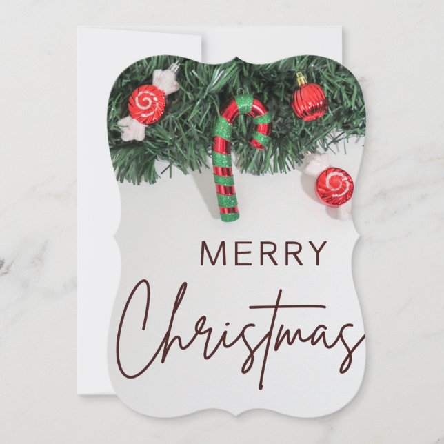 cartões sazonais de natal alegres (Frente)