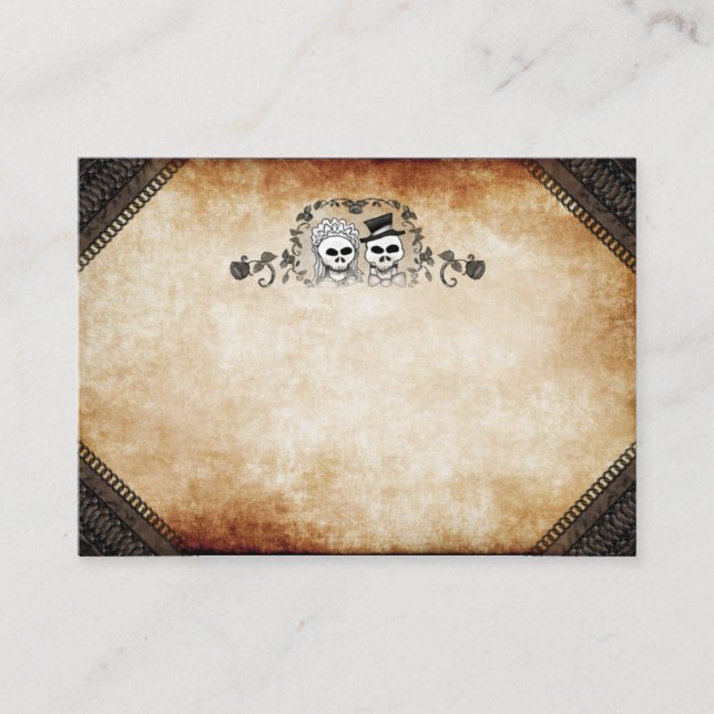 Cartões sentados de casamentos - Nomes frontais do (Frente)