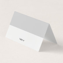 Cartões simples de cinza - dobrados