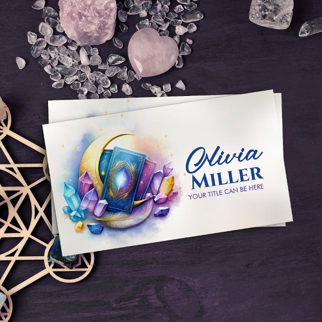 Cartões Tarot / Oracle com Lua e Cristais (Criador carregado)