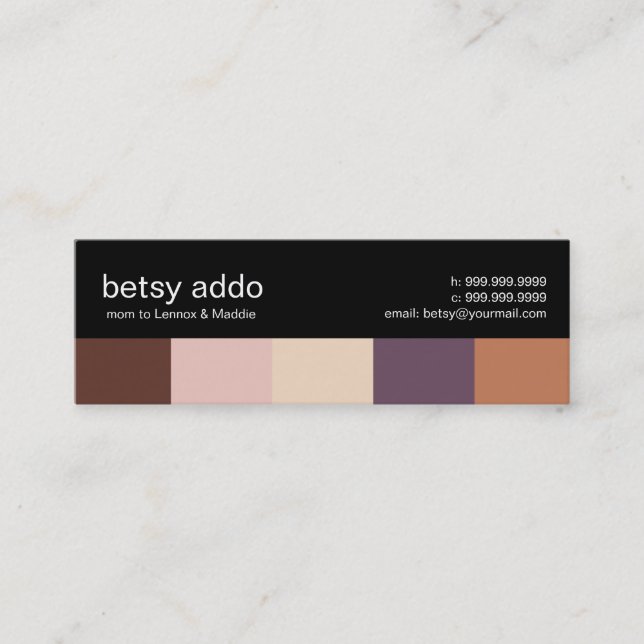 Cartões telefónicos legal das mamães das listras (Frente)