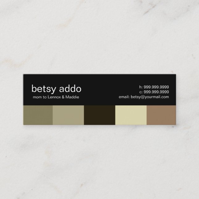 Cartões telefónicos legal das mamães das listras (Frente)