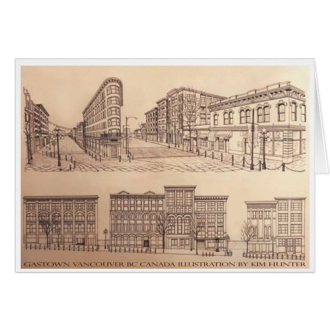 Cartões Vancouver Cartões Souvenir Cartões de Arte (Frente Horizontal)