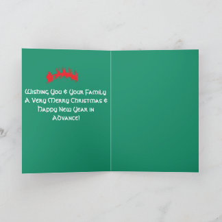 Cartões verdes de Natal felizes