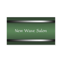 Cartões verdes sofisticados escuros da nomeação