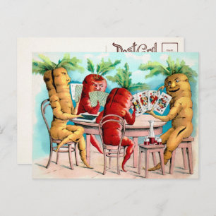 Cartões Vitorianos a Jogar Cartões