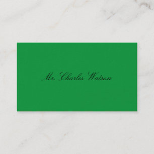 Cartões Vitorianos de Cavalheiros Verde