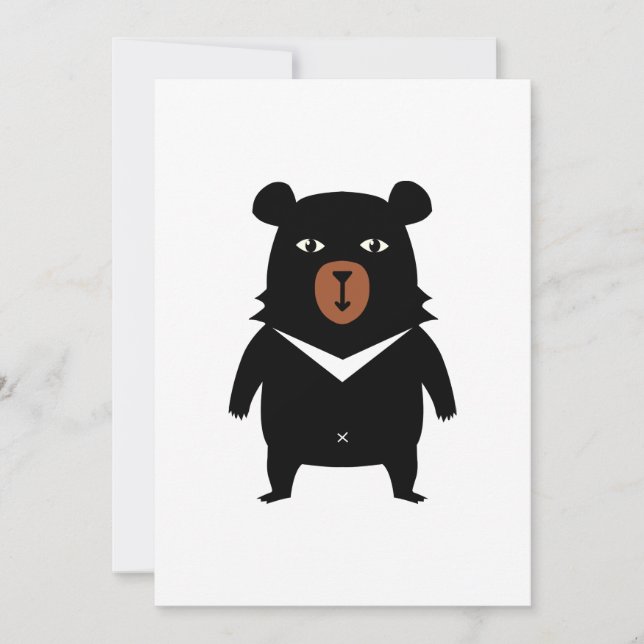 Cartografia de urso preto (Frente)