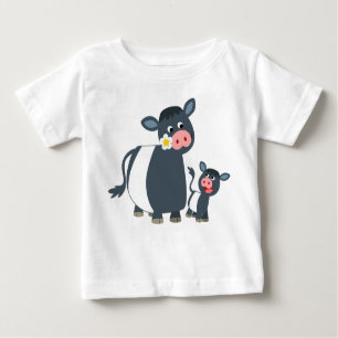 Cartoon Abaixo Vaca Galloway E Camiseta Bebê