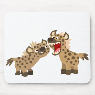 Cartoon Bonito de Teerão Hienas Mousepad