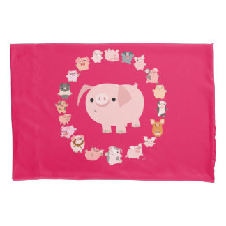 Cartoon Bonito Pig Mandala