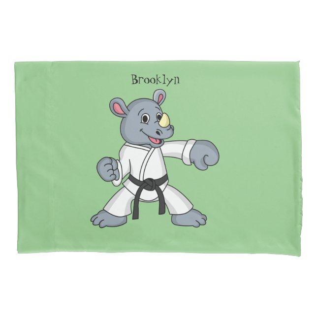 Cartoon bonito rhino kung fu (Frente)