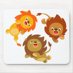 Cartoon Bonito Sem Peso Liões Mousepad