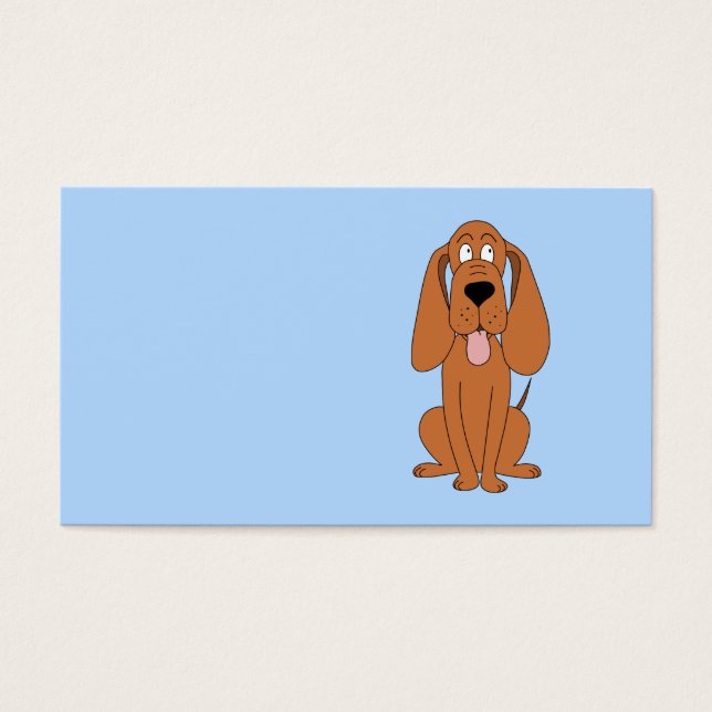 Cartoon Brown Dog. Hound. (Frente)
