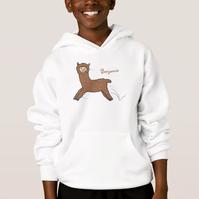 Cartoon castanho-branco e bonito (Frente)
