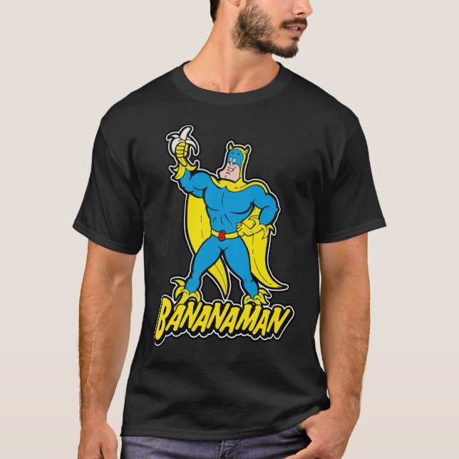 Cartoon Clássico Bananaman - Camisa Essencial (Frente)