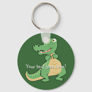 Cartoon Crocodilo Chaveiro