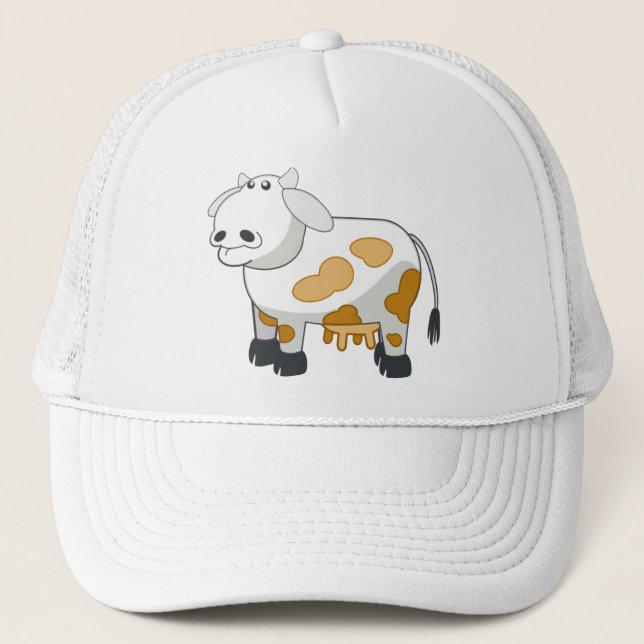 Cartoon Dairy Cow Boné (Frente)