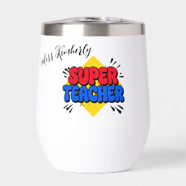 Cartoon de banda desenhada de super professores pe