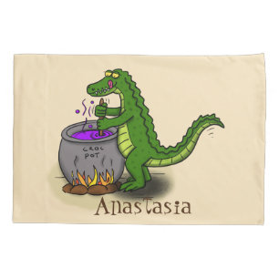 Cartoon de cozinhar de cromo verde