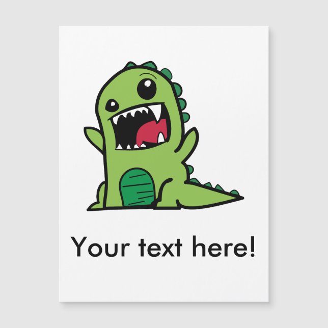 Cartoon de dinossauro bebê (Frente)