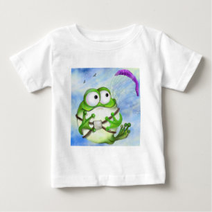 Cartoon de Diversão de Camisas de Camisa e Sapo Fe