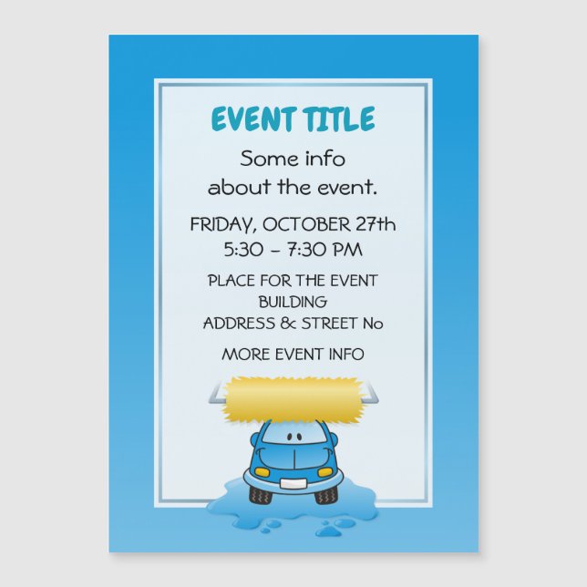 Cartoon de lavagem (Frente)