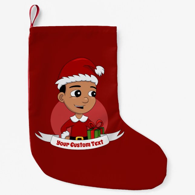 Cartoon de natal, meia natal pequena (Frente)